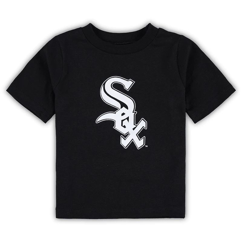T-shirt à logo principal de l'équipe Chicago White Sox noir pour bébé