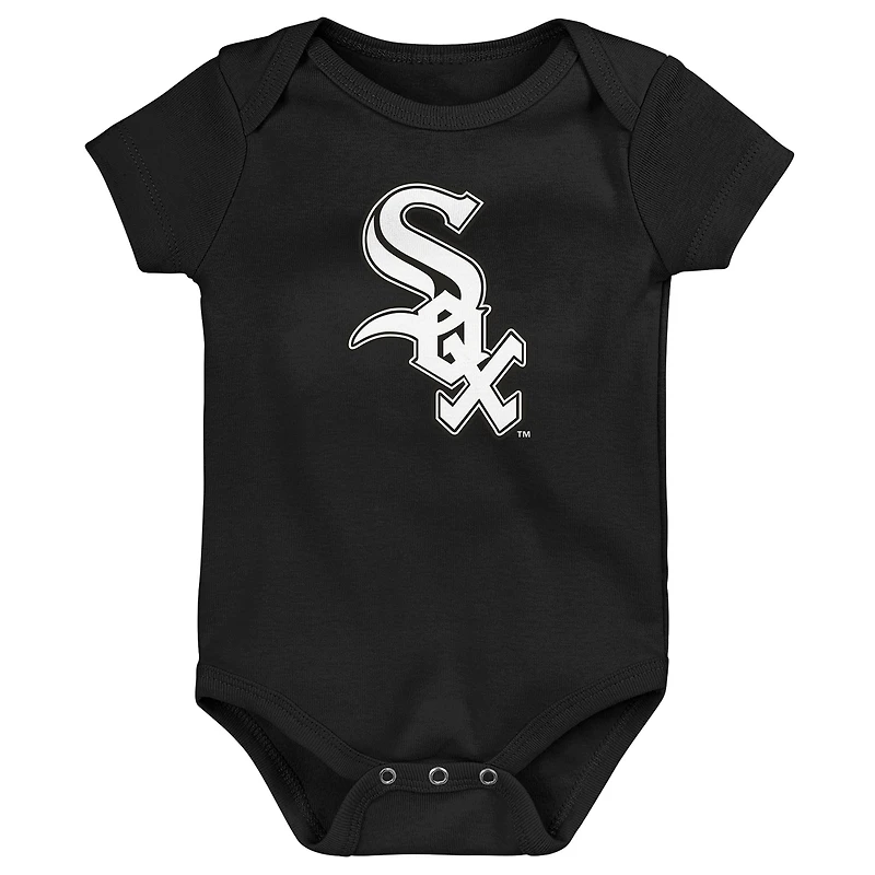 Ensemble de trois bodies pour bébé Chicago White Sox Slide Home