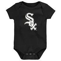 Ensemble de trois bodies pour bébé Chicago White Sox Slide Home