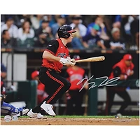 Photo de début en MLB autographiée de Kyle Teel, joueur des White Sox de Chicago (40,6 x 50,8 cm)