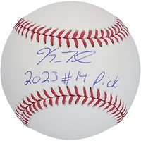 Kyle Teel Chicago White Sox Autographed Baseball with "2023 #14 Pick" Inscription