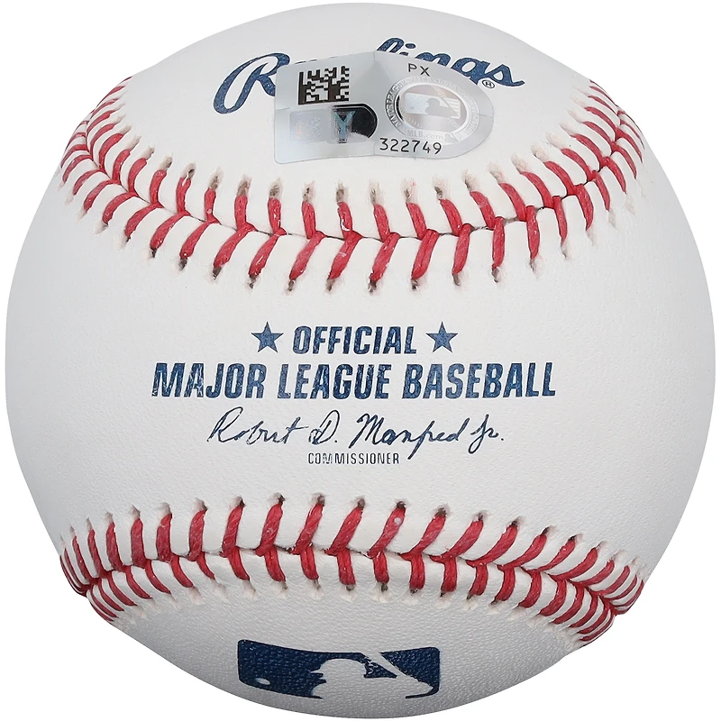 Balle de baseball autographiée par Kyle Teel des White Sox de Chicago avec inscription « Débuts en MLB le 6/6/25 »