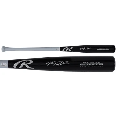 Bâton Rawlings noir autographié par Kyle Teel des White Sox de Chicago, modèle préféré des joueurs