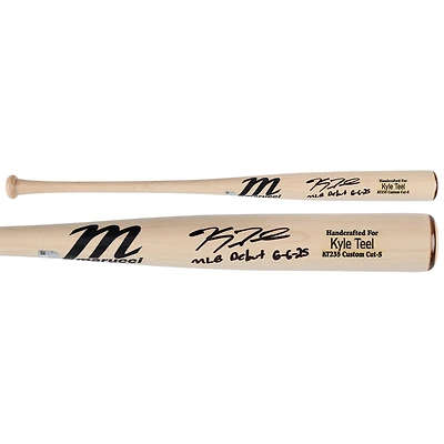 Kyle Teel Chicago White Sox Autographed Marucci Game Model Bat with "MLB Debut 6-6-25" Inscription