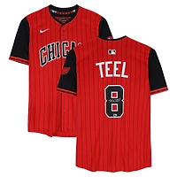 Kyle Teel Chicago White Sox Autographed Red Nike City Connect Limited Jersey