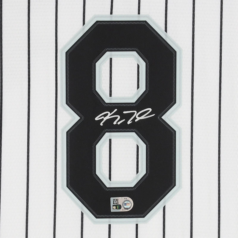 Kyle Teel Chicago White Sox Autographed White Nike Replica Jersey