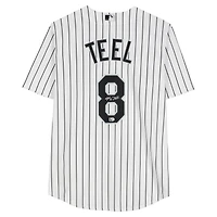 Kyle Teel Chicago White Sox Autographed White Nike Replica Jersey