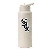 Logo Brands Chicago White Sox 34oz. Sand Ghost Quencher Bottle