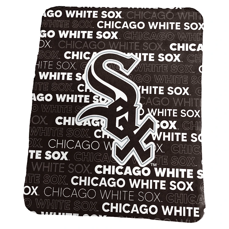 Couverture polaire classique Logo Brands Chicago White Sox 50" x 60"