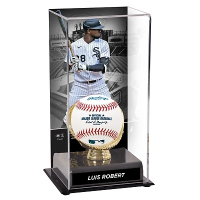Vitrine pour gant d'or des White Sox de Chicago de Luis Robert avec image