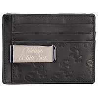 Lusso Chicago White Sox Sanford Front Pocket Wallet with Money Clip