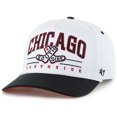 Men's '47  White Chicago White Sox City Connect Roscoe Rope Hitch Adjustable Hat