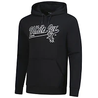 Sweat à capuche en polaire noir Podium Chicago White Sox pour homme Levelwear