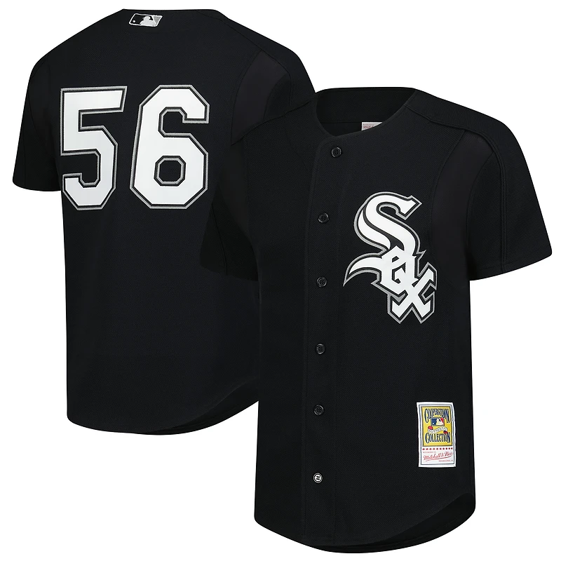 Men's Mitchell & Ness Mark Buehrle Black Chicago White Sox Authentic Batting Practice Jersey