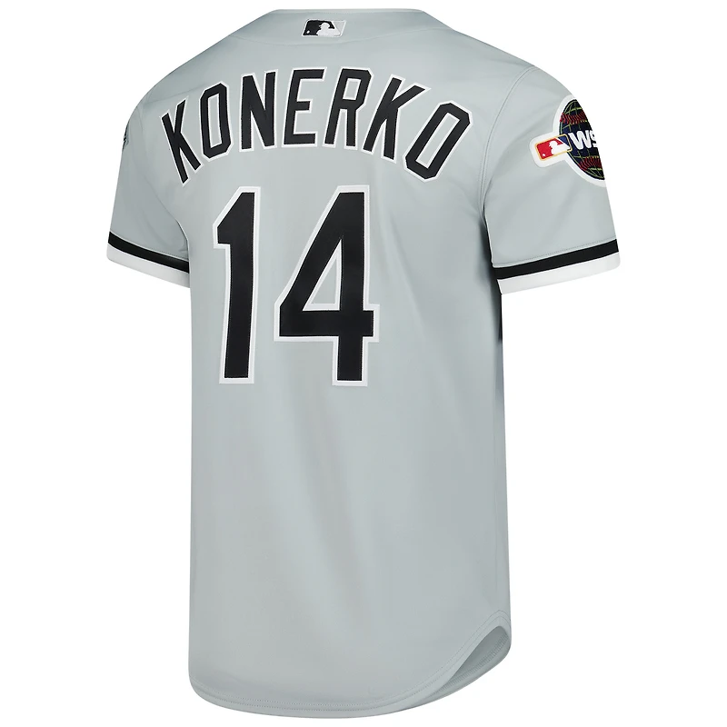 Men's Mitchell & Ness Paul Konerko Gray Chicago White Sox 2005 Cooperstown Collection Authentic Jersey