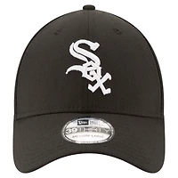 Men's New Era  Black Chicago White Sox 125th Anniversary 39THIRTY Flex Hat