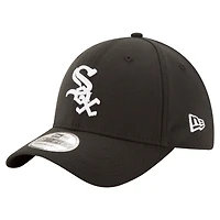 Men's New Era  Black Chicago White Sox 125th Anniversary 39THIRTY Flex Hat