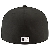 Men's New Era  Black Chicago White Sox 125th Anniversary 59FIFTY Fitted Hat