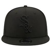 Casquette Snapback 9FIFTY noire New Era pour homme, 125e anniversaire des White Sox de Chicago