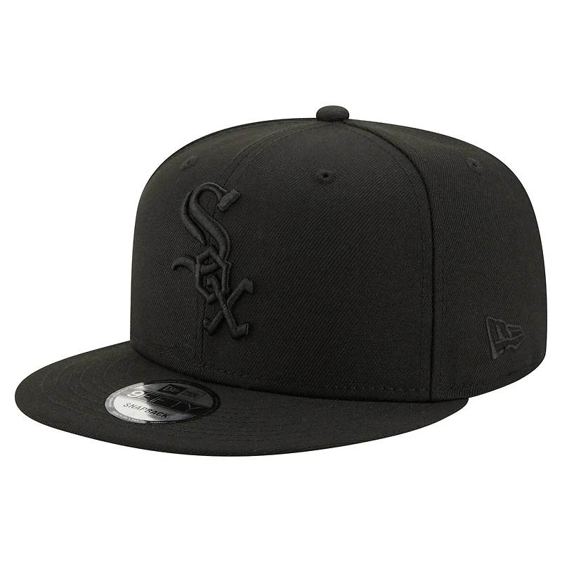 Casquette Snapback 9FIFTY noire New Era pour homme, 125e anniversaire des White Sox de Chicago