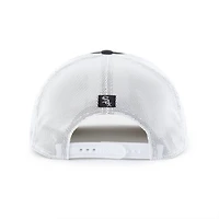 Casquette de camionneur ajustable à rayures Chicago White Sox '47 noire/blanche pour homme