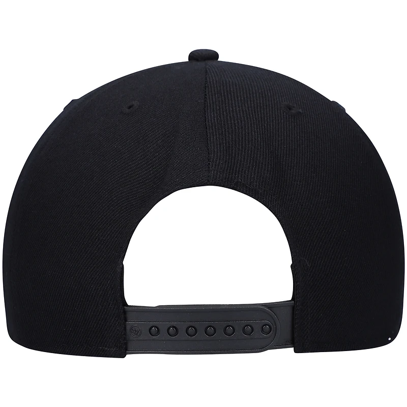 Men's '47 Black Chicago White Sox 2021 City Connect Captain Snapback Hat