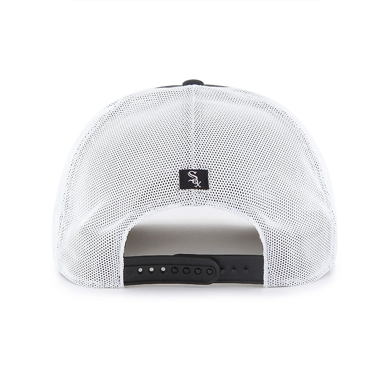Men's '47 Black Chicago White Sox Brrr Downburst Mesh Hitch Adjustable Hat
