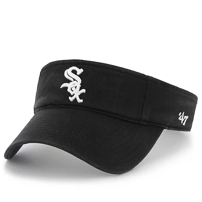 Visière réglable pour homme '47 Black Chicago White Sox Clean Up