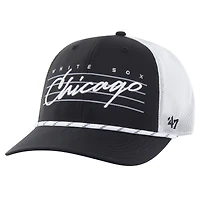 Men's '47 Black Chicago White Sox Downburst Trucker Adjustable Hat