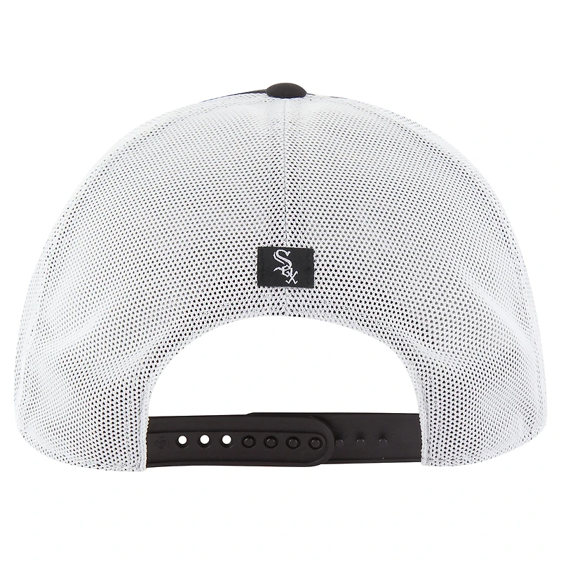 Casquette ajustable noire pour homme '47 Chicago White Sox Downburst Trucker