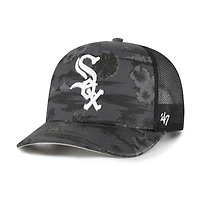 Casquette ajustable noire pour homme des Chicago White Sox Fiji Trucker '47