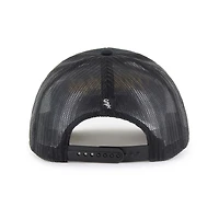 Men's '47 Black Chicago White Sox Garner Trucker Adjustable Hat
