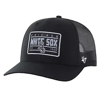 Casquette ajustable Hardline Trucker noire Chicago White Sox '47 pour homme