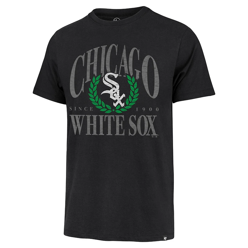 Men's '47 Black Chicago White Sox Pitchout Franklin T-Shirt