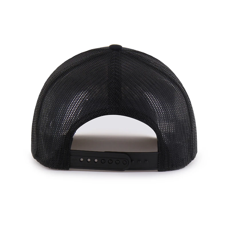 Men's '47 Black Chicago White Sox Pitstop Trucker Adjustable Hat