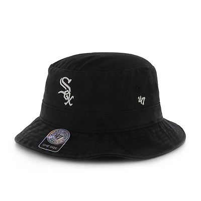 Men's '47  Black Chicago White Sox Primary Bucket Hat