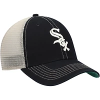 Men's '47 Black Chicago White Sox Trawler Clean Up Trucker Snapback Hat