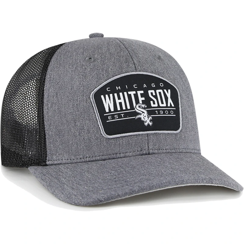 Casquette Snapback '47 Charcoal Chicago White Sox Slate Trucker pour homme