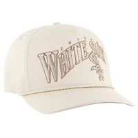 Men's '47 Cream Chicago White Sox Neutral Wave Rope Hitch Adjustbable Hat