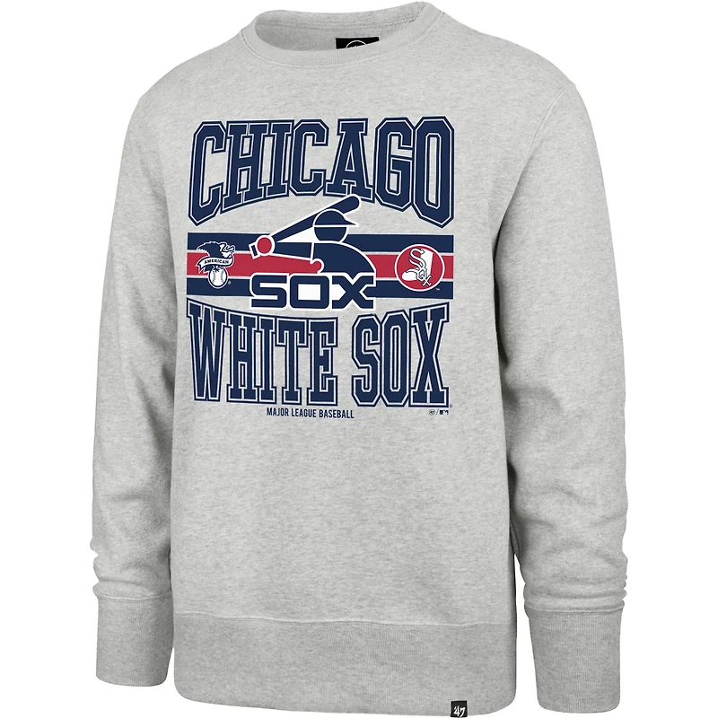 Sweat-shirt à capuche gris Chicago White Sox Letters Headline '47 pour homme