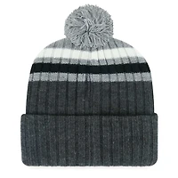 Men's '47 Gray Chicago White Sox Stack Cuffed Knit Hat with Pom