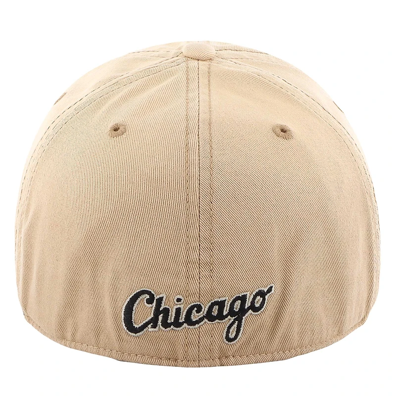 Men's '47 Khaki Chicago White Sox Dusted Franchise Fitted Hat