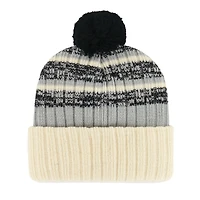 Men's '47 Natural Chicago White Sox Tavern Cuffed Knit Hat with Pom