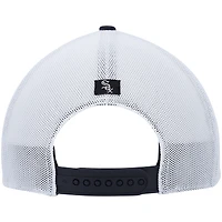 Men's '47 Navy/White Chicago White Sox Flag Fill Trucker Snapback Hat