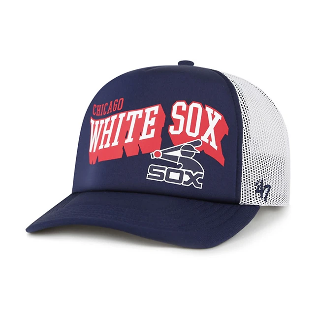 47 Men's '47 Navy Chicago White Sox Meander Foam Trucker Snapback