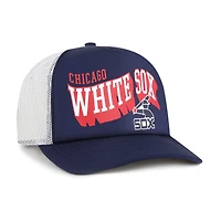 Men's '47 Navy Chicago White Sox Meander Foam Trucker Snapback Hat