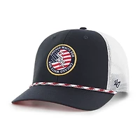 Casquette trucker ajustable Chicago White Sox Union Patch bleu marine pour homme, modèle 47