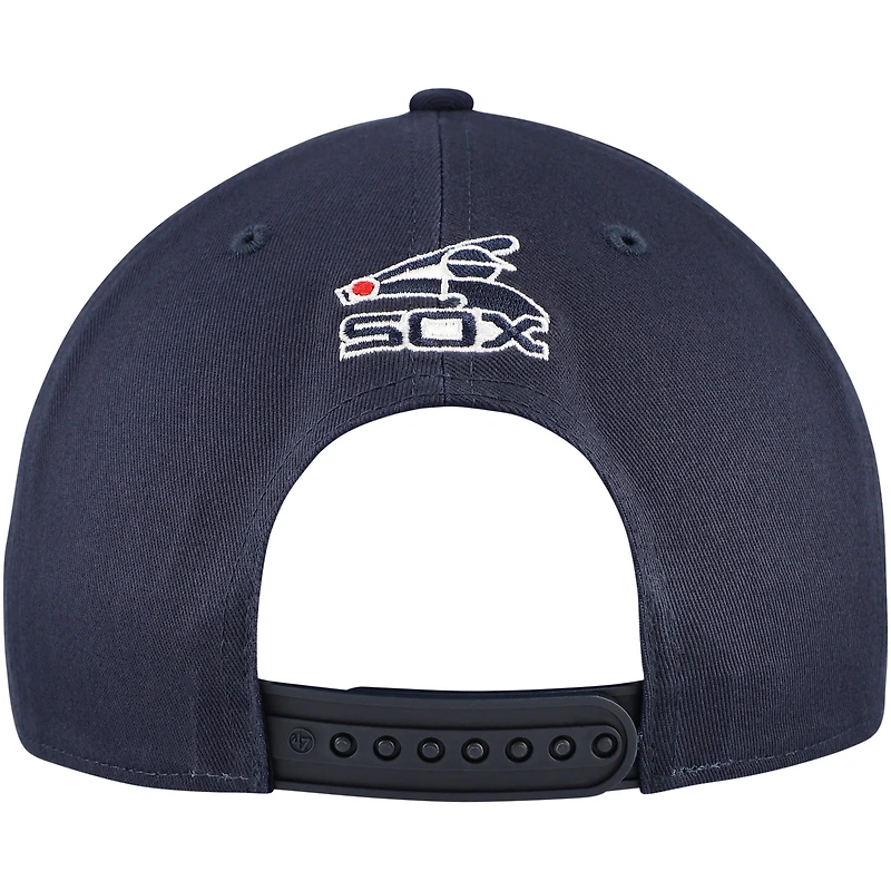 Casquette ajustable Premier Hitch de la collection Wax Pack de Chicago White Sox '47 bleu marine pour hommes