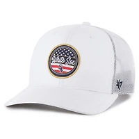 Casquette de camionneur ajustable « 47 » blanche hommage aux White Sox de Chicago pour homme