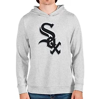 Sweat à capuche enfiler Absolute pour homme avec logo de l'équipe des Chicago White Sox en gris chiné Antigua